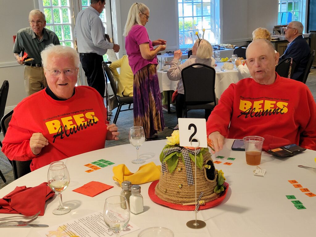 picture of two people wearing spiritwear